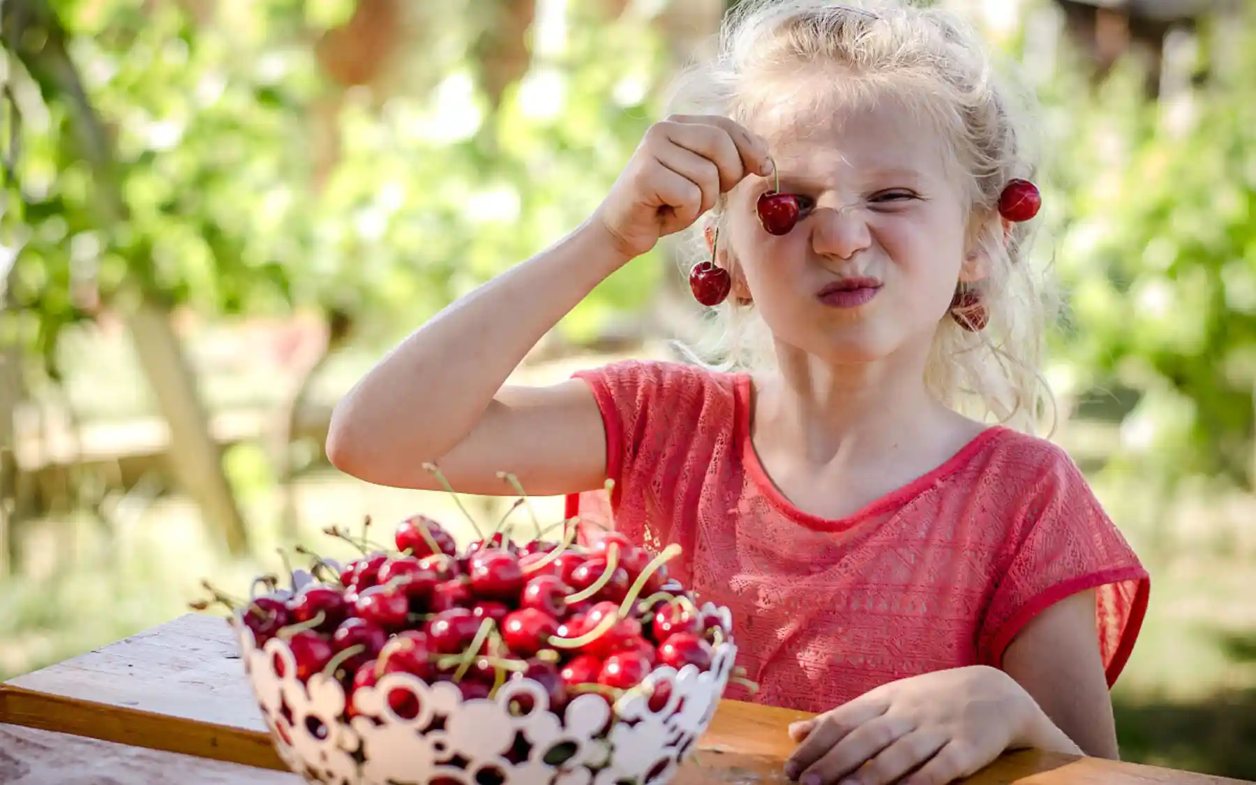 Kirschflecken entfernen